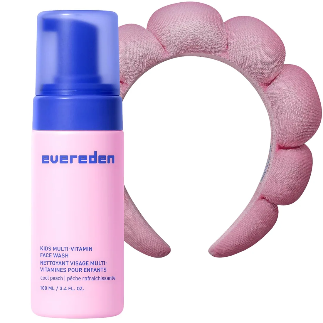 Evereden Kids Face Wash: Cool Peach, 3.4 fl oz.