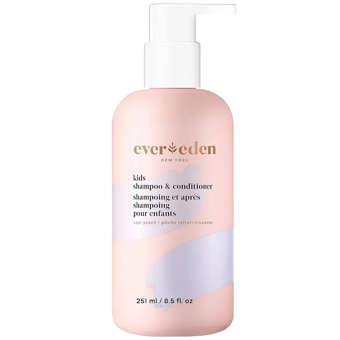 Evereden Kids 2-in-1 Shampoo & Conditioner, Dermatologist-Tested, Ages 3+