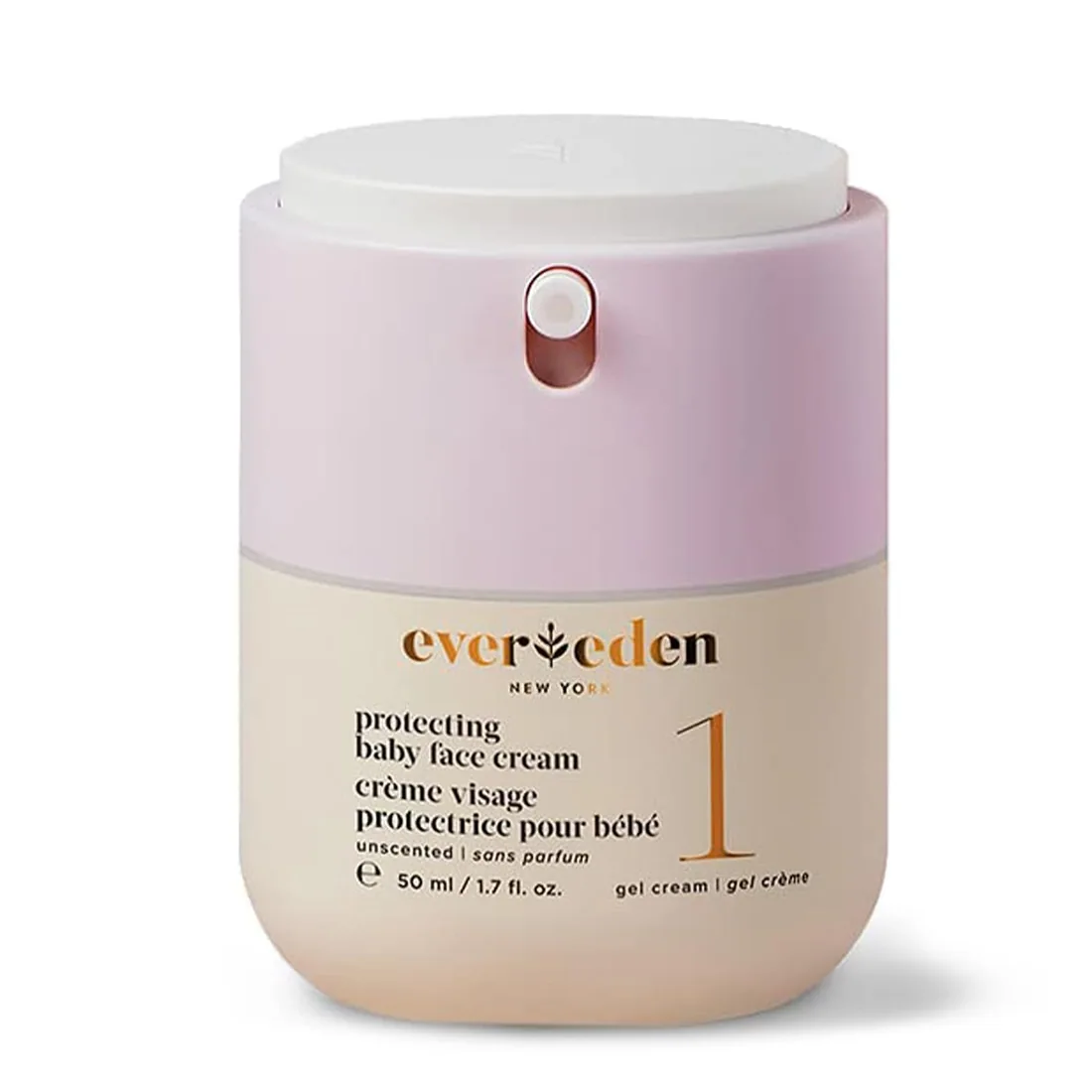 Evereden Baby Face Cream, For Normal Skin, Hot Climate, Vegan, EWG Verified
