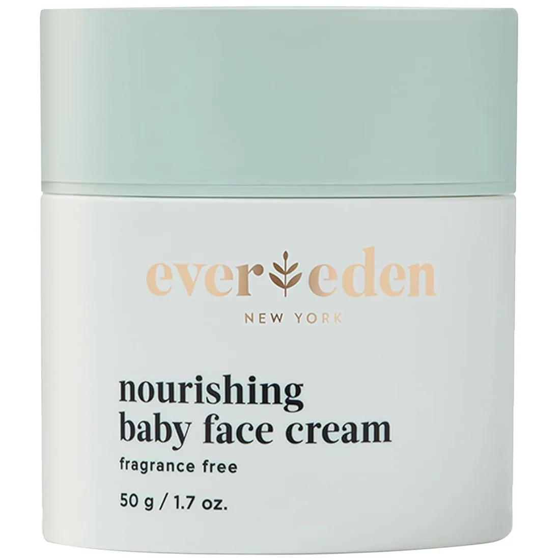 Evereden Nourishing Baby Face Cream, Fragrance-Free, Dermatologist-Tested