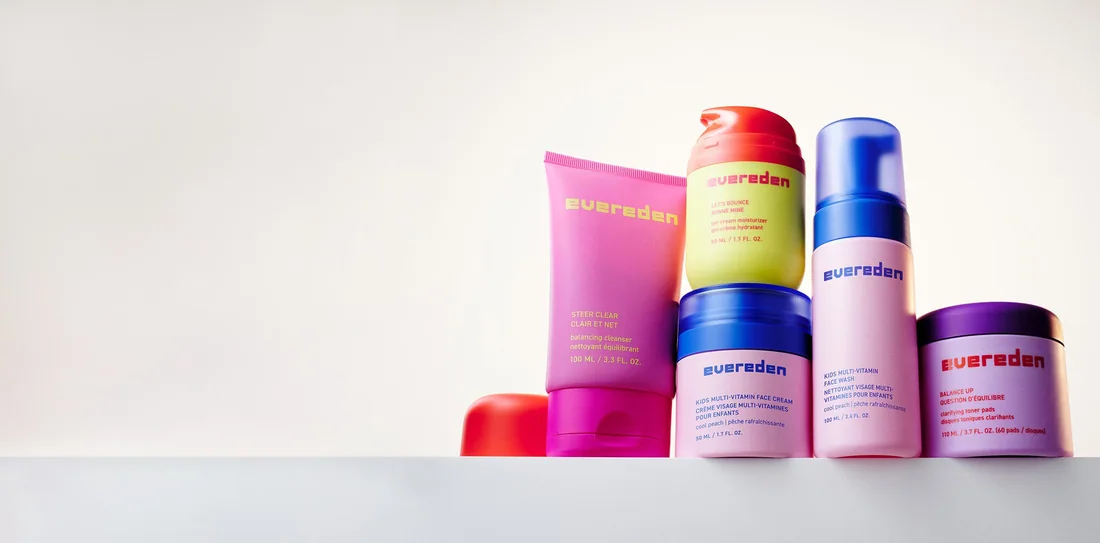 Evereden skin and hair care collection