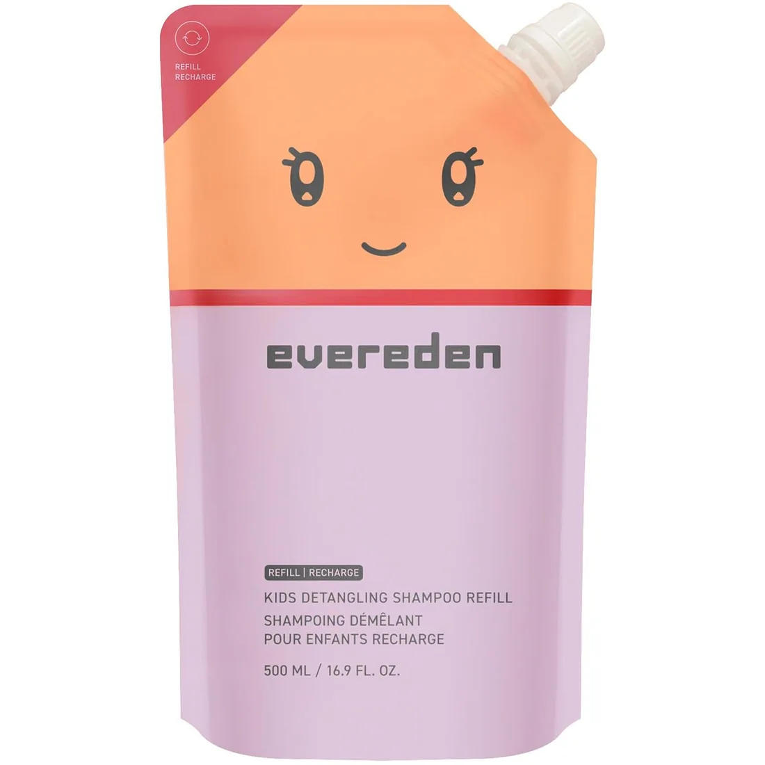 Evereden Kids Detangling Shampoo Refill, Dermatologist-Tested, EWG Verified