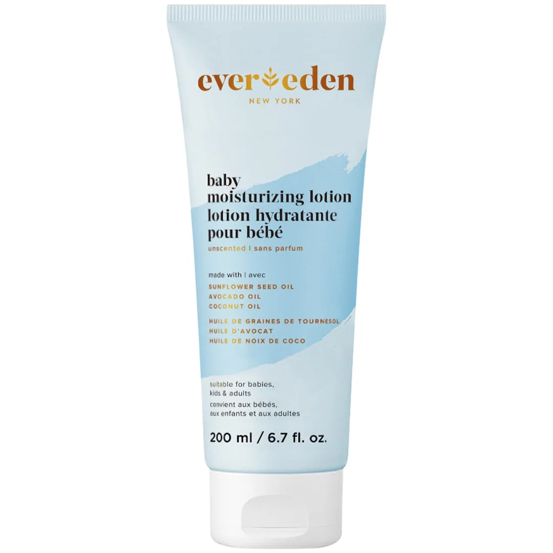 Evereden Baby Body Lotion - Dermatologist-Tested & Unscented, 6.7 fl oz