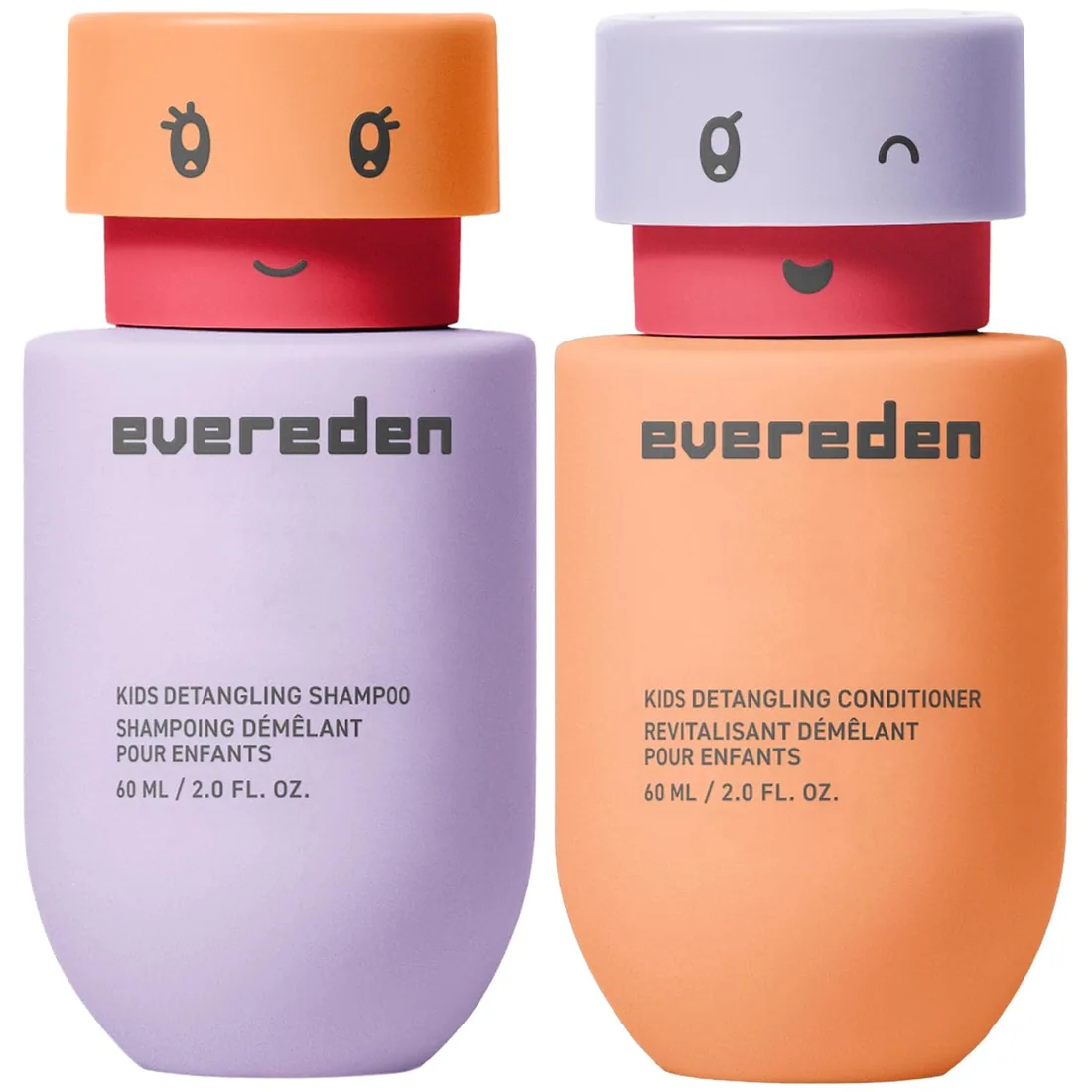 Evereden Kids Shampoo & Conditioner Set, Travel Size & Dermatologist-Tested