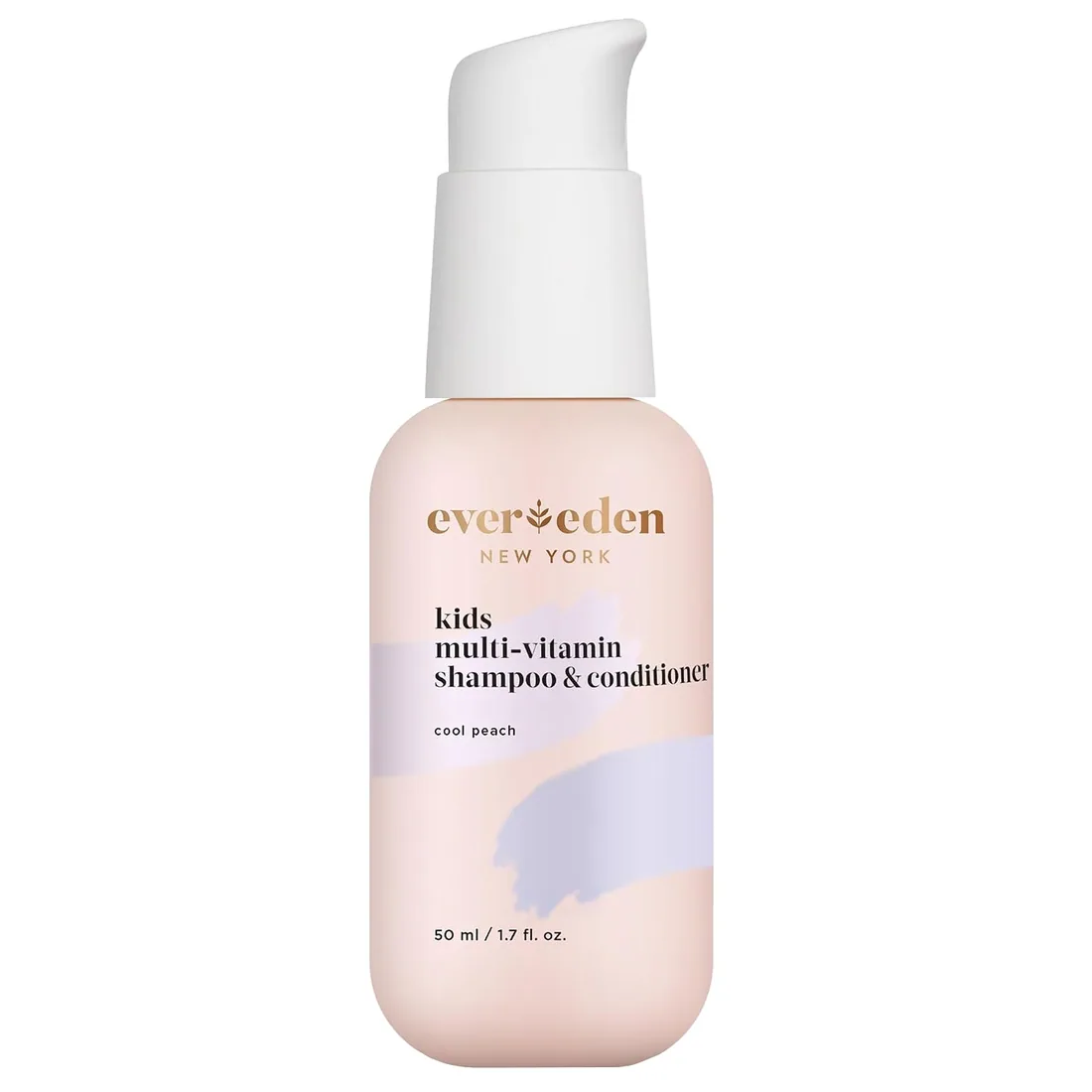 Evereden Kids Travel Shampoo & Conditioner 2-in-1, Dermatologist-Tested